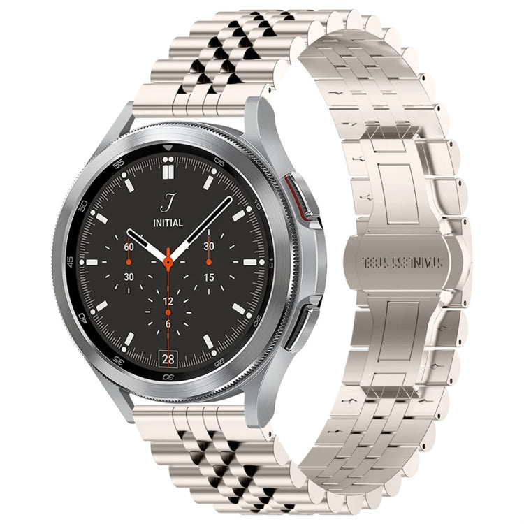 For Huawei Watch 4 / 4 Pro Five Bead Stainless Steel Watch Band