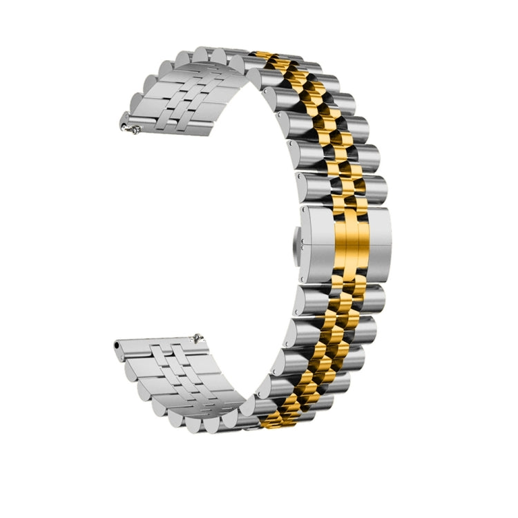 For Huawei Watch 4 / 4 Pro Five Bead Stainless Steel Watch Band
