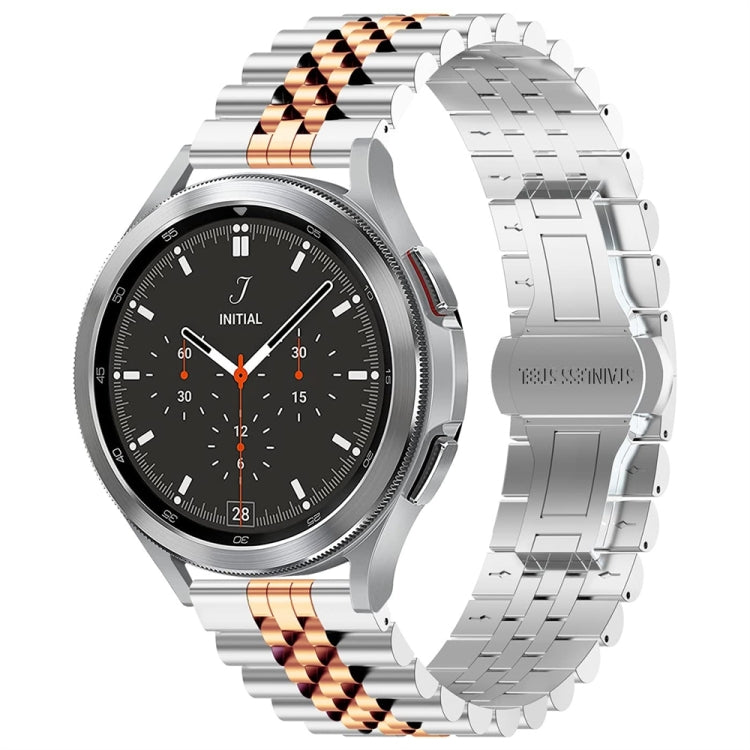 For Huawei Watch 4 / 4 Pro Five Bead Stainless Steel Watch Band