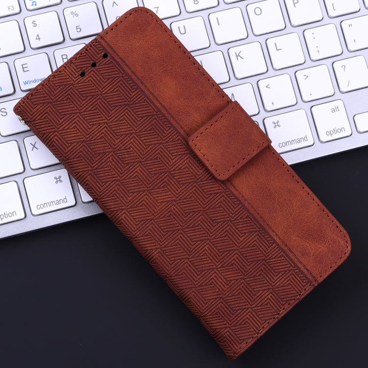 For Motorola Edge 50 Pro Geometric Embossed Leather Phone Case