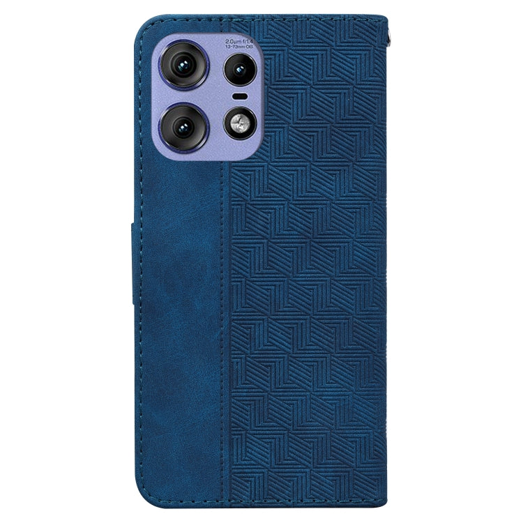For Motorola Edge 50 Pro Geometric Embossed Leather Phone Case