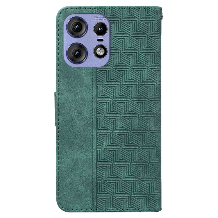 For Motorola Edge 50 Pro Geometric Embossed Leather Phone Case