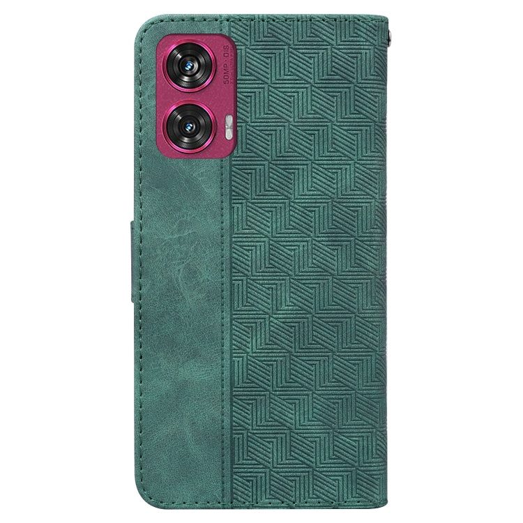 For Motorola Edge 50 Fusion Geometric Embossed Leather Phone Case