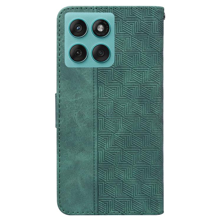 For Motorola Edge 60 Fusion / Edge 5G 2025 Geometric Embossed Leather Phone Case