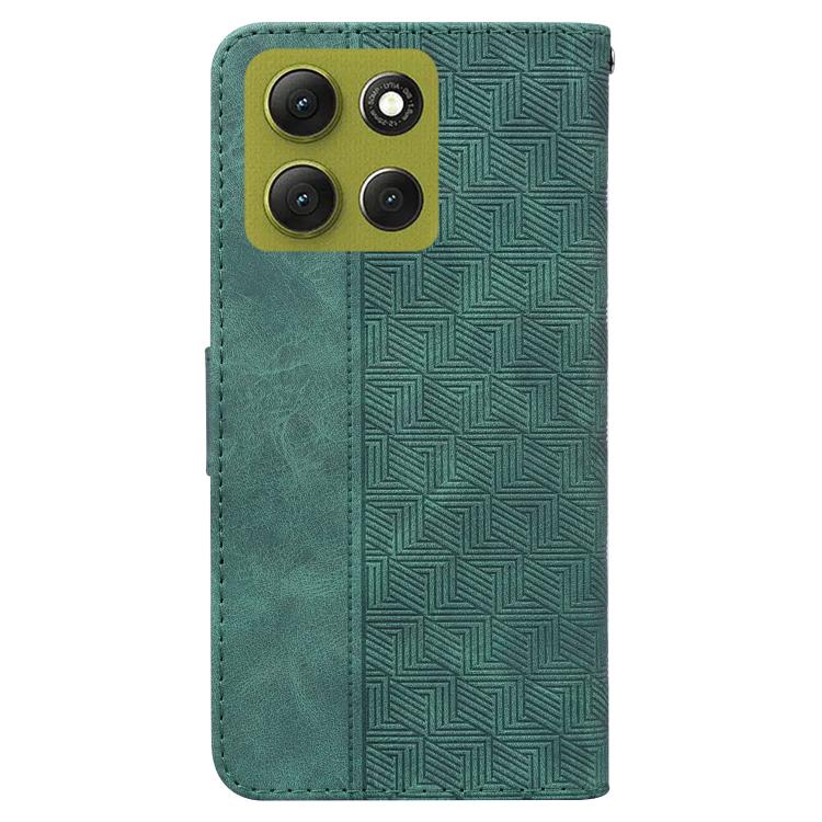 For Motorola Moto G86 5G Geometric Embossed Leather Phone Case