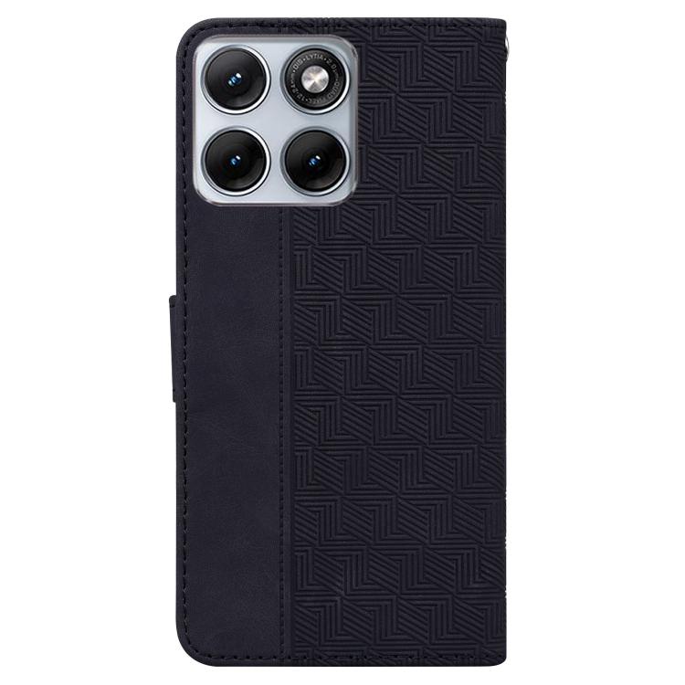 For Motorola Edge 70 Fusion 5G Geometric Embossed Leather Phone Case
