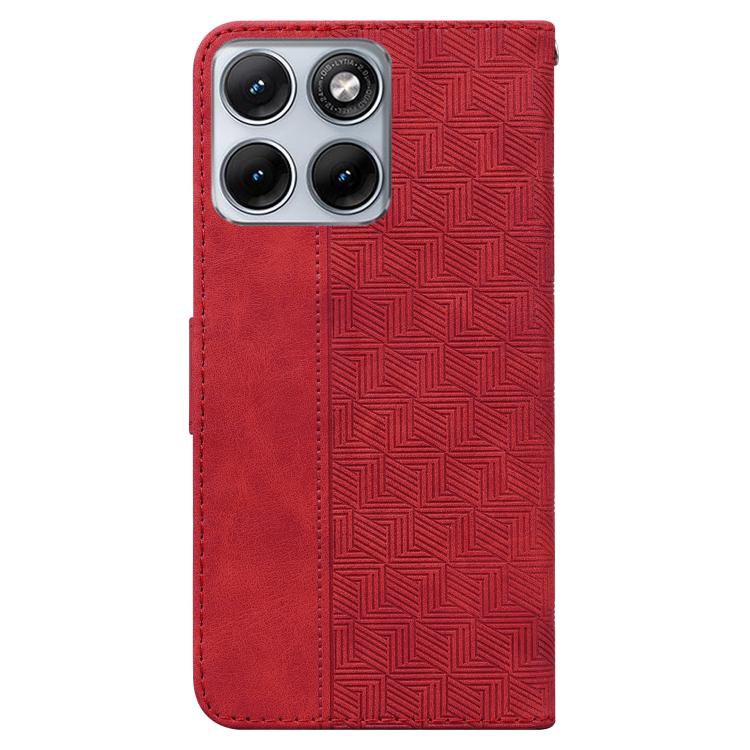For Motorola Edge 70 Fusion 5G Geometric Embossed Leather Phone Case