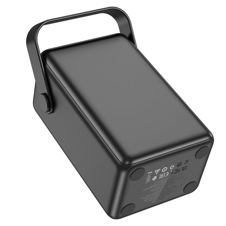 hoco J110 Powerful 22.5W Fully Compatible Power Bank with LED Light 60000mAh(Black)