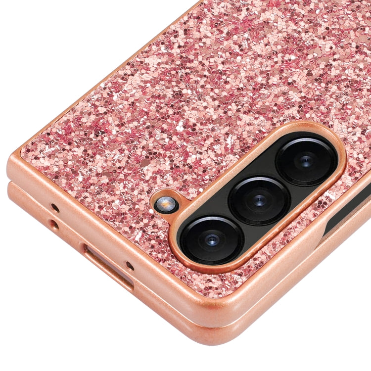 For Samsung Galaxy Z Fold6 Glitter Powder Shockproof TPU Phone Case