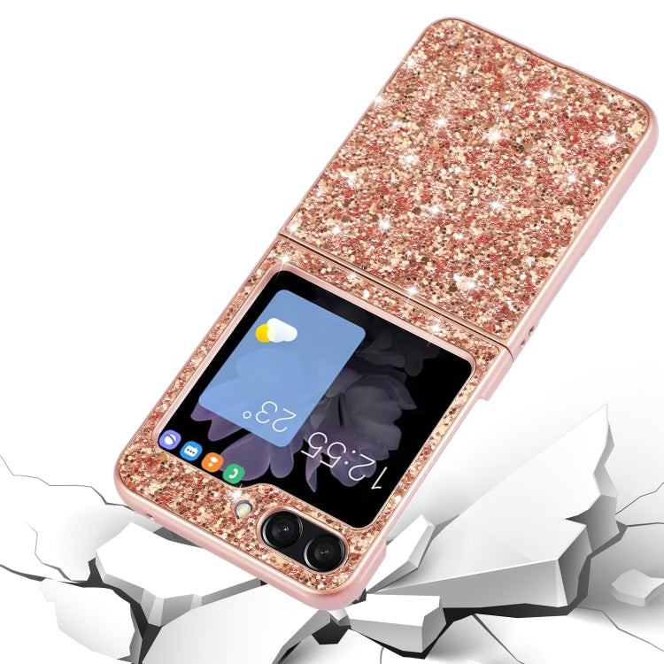 For Samsung Galaxy Z Flip6 / Flip7 FE Glitter Powder Shockproof TPU Phone Case