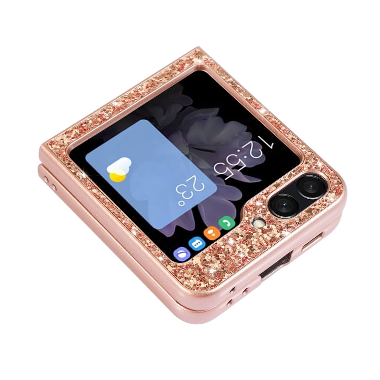 For Samsung Galaxy Z Flip6 / Flip7 FE Glitter Powder Shockproof TPU Phone Case