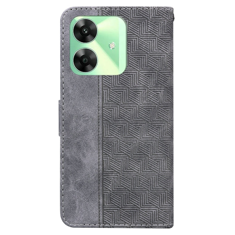 For Realme C61 / C63 / Note 60 Geometric Embossed Leather Phone Case