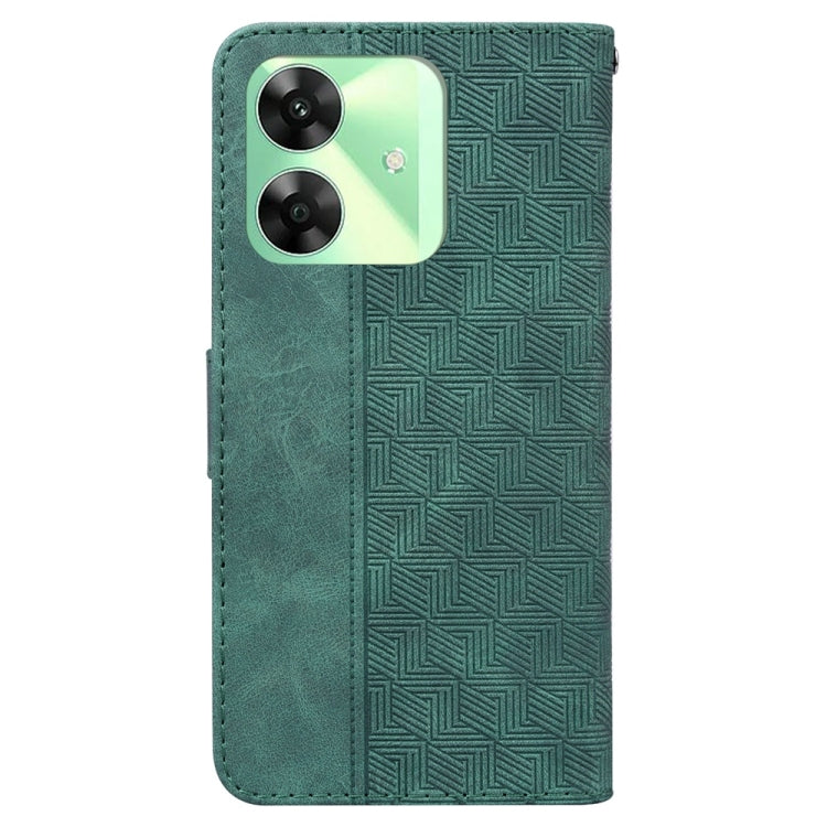For Realme C61 / C63 / Note 60 Geometric Embossed Leather Phone Case