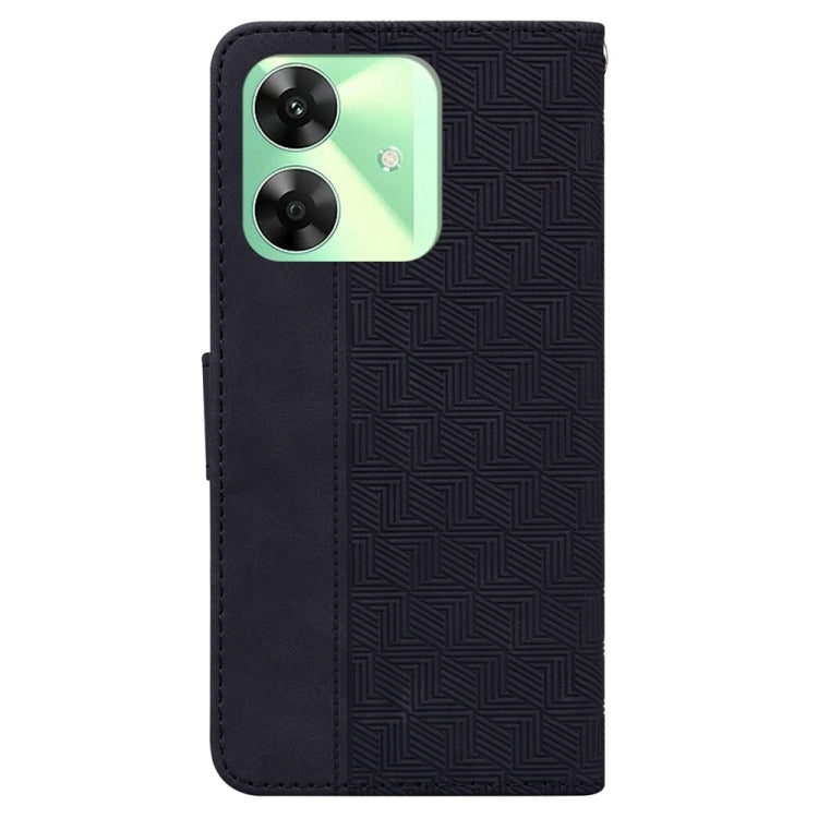 For Realme C61 / C63 / Note 60 Geometric Embossed Leather Phone Case
