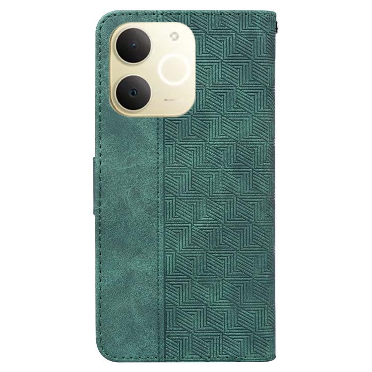 For Realme Narzo 80 Lite 4G / C71 India Geometric Embossed Leather Phone Case