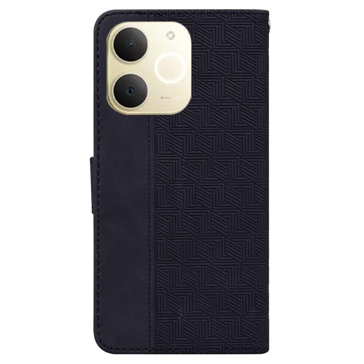 For Realme Narzo 80 Lite 4G / C71 India Geometric Embossed Leather Phone Case