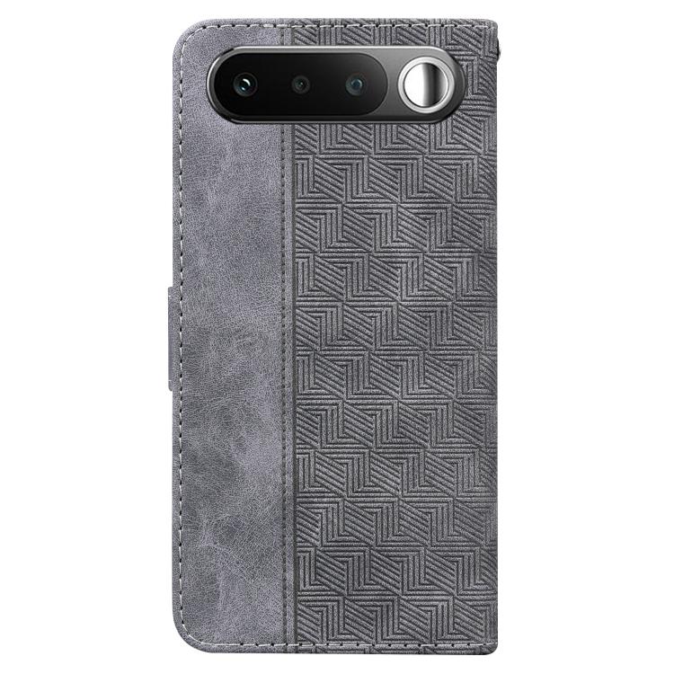 For Realme 16 5G Geometric Embossed Leather Phone Case