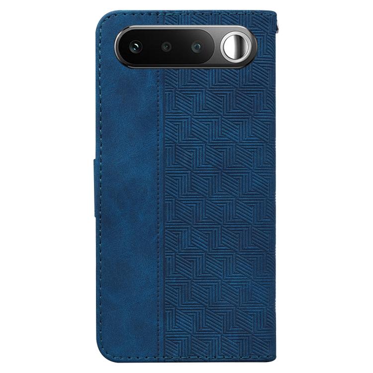 For Realme 16 5G Geometric Embossed Leather Phone Case