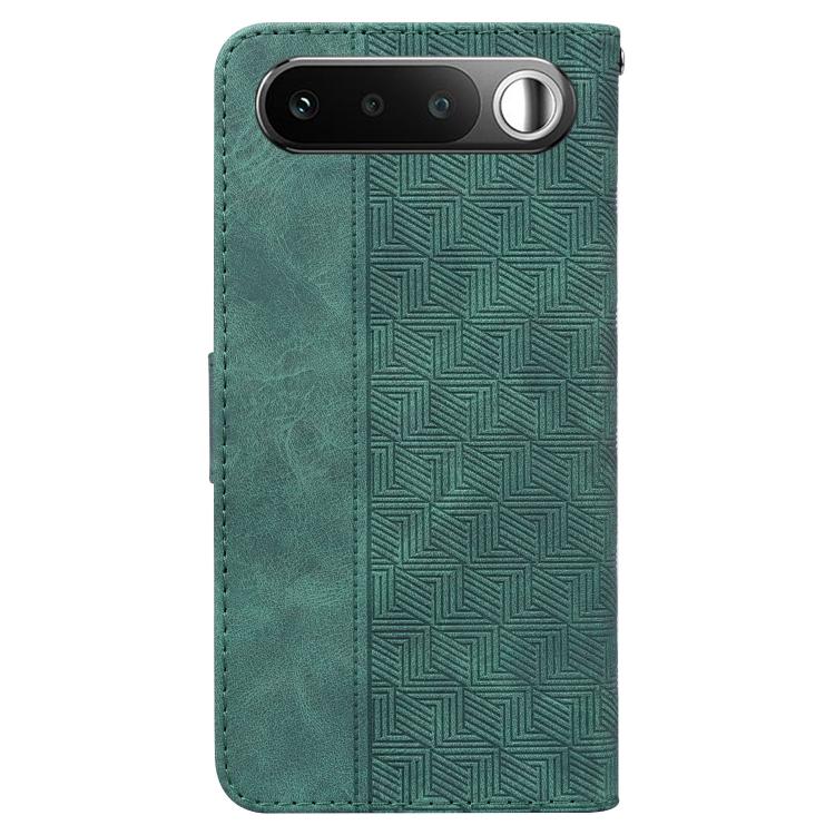 For Realme 16 5G Geometric Embossed Leather Phone Case