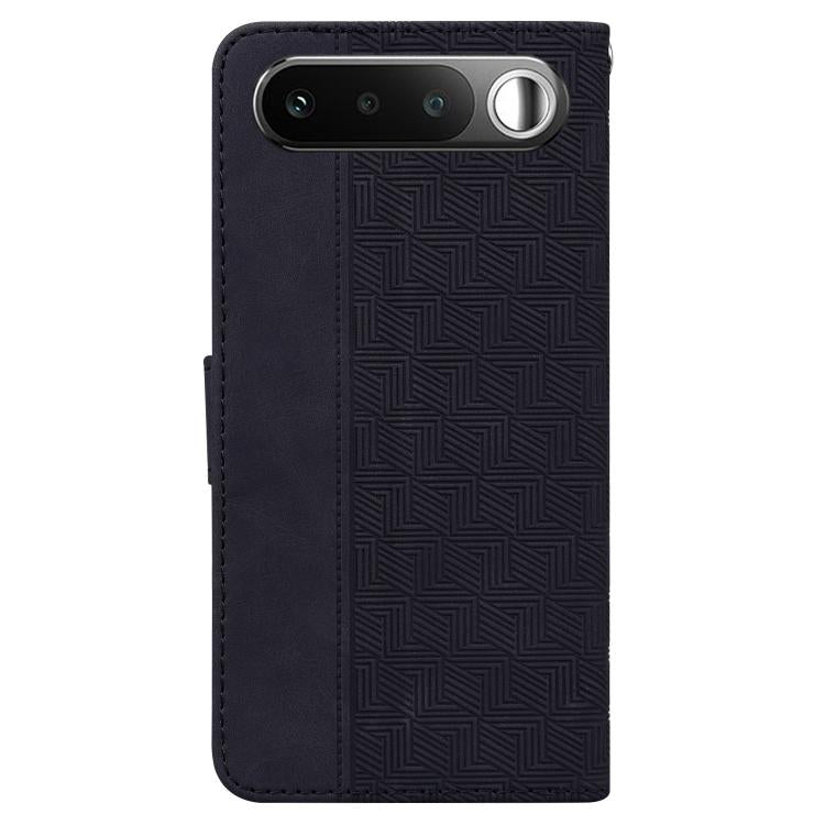 For Realme 16 5G Geometric Embossed Leather Phone Case