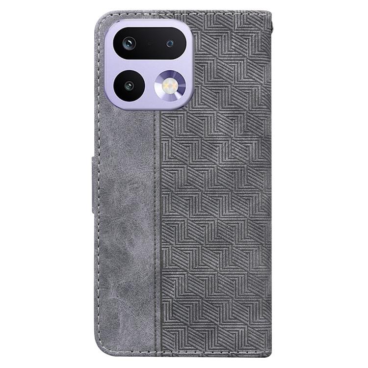 For Realme 16 Pro 5G Geometric Embossed Leather Phone Case