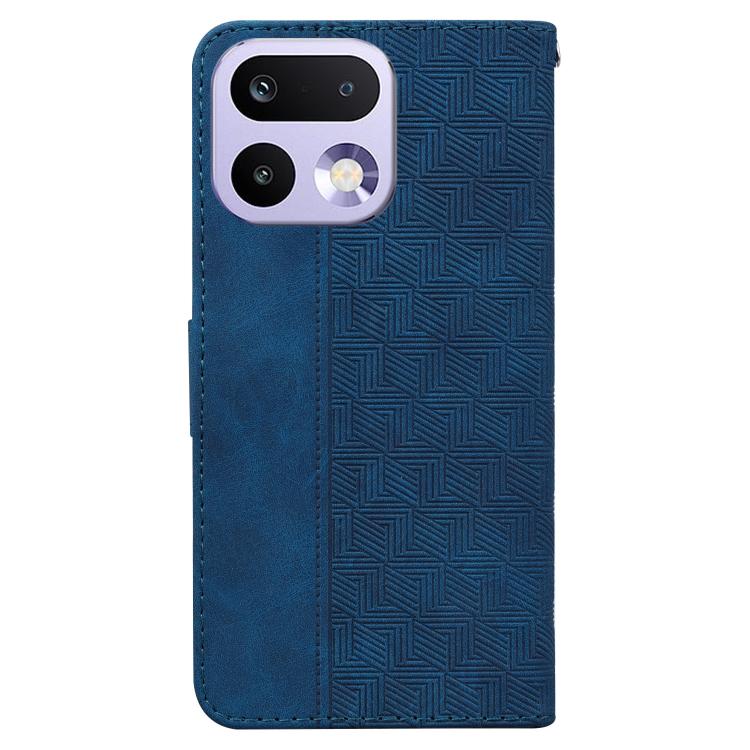 For Realme 16 Pro 5G Geometric Embossed Leather Phone Case