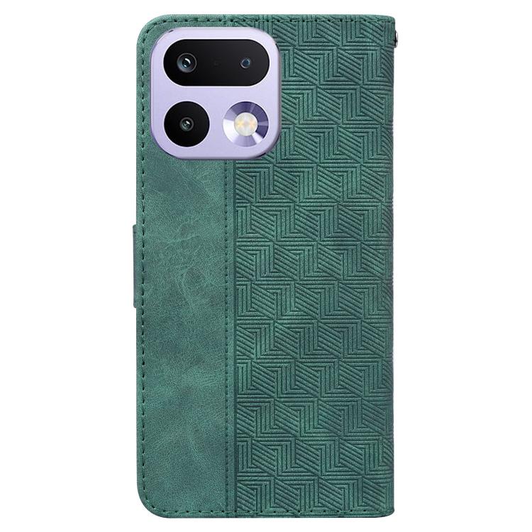 For Realme 16 Pro 5G Geometric Embossed Leather Phone Case
