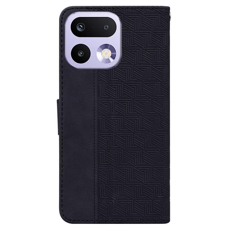 For Realme 16 Pro 5G Geometric Embossed Leather Phone Case