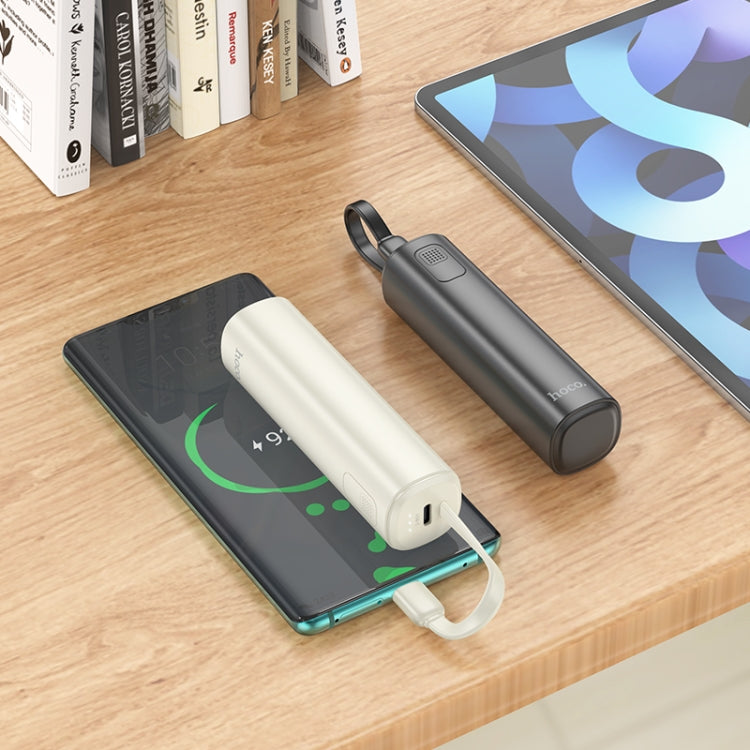 hoco J113 Energy-bar Power Bank with Type-C Cable Output 5000mAh
