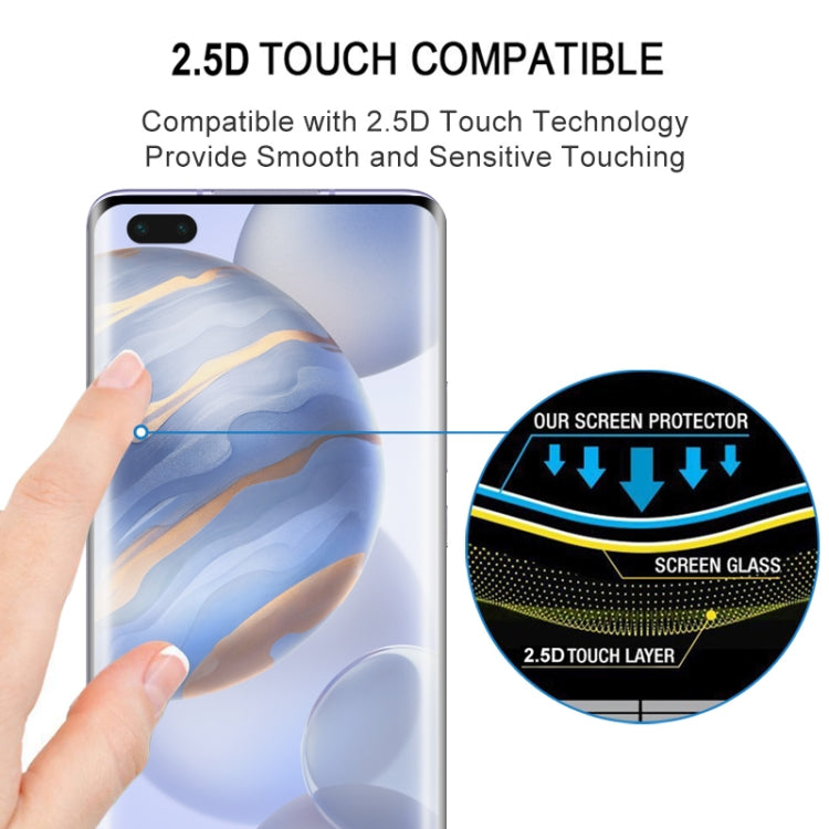 For Huawei Honor 30 Pro 25 PCS Full Glue Full Screen Tempered Glass Film(Black)