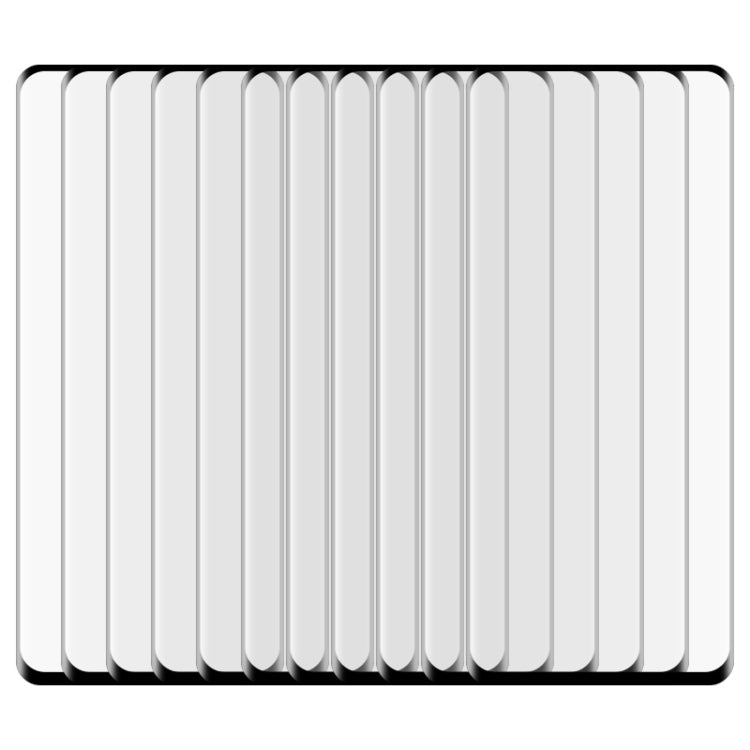 For Huawei Nova 7 Pro 25 PCS Full Glue Full Screen Tempered Glass Film(Black)