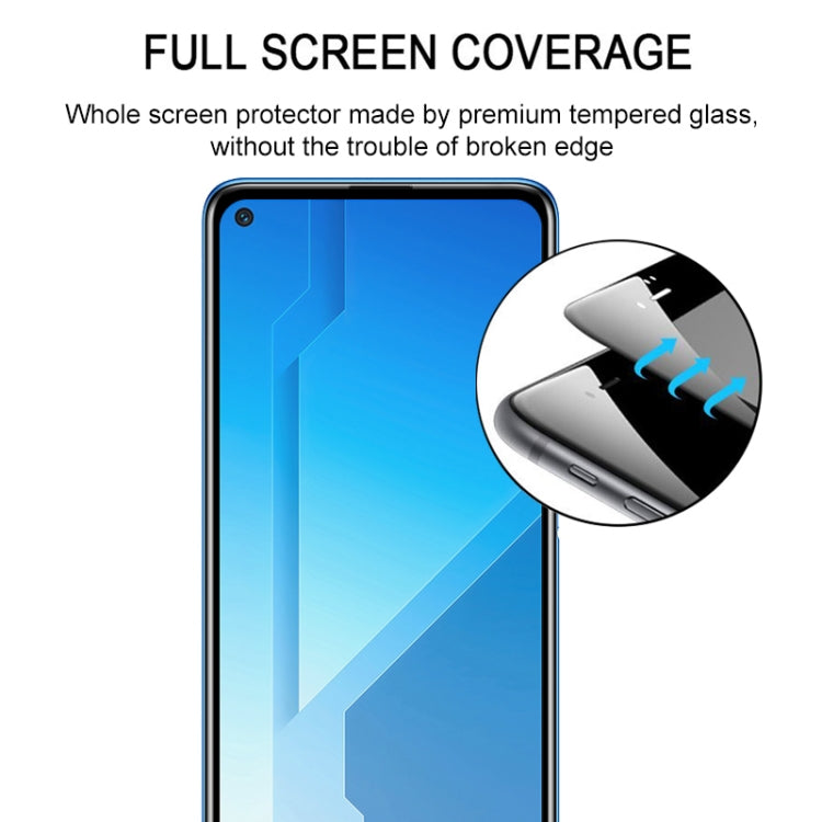 For Huawei Honor Play4 25 PCS Full Glue Full Screen Tempered Glass Film(Black)