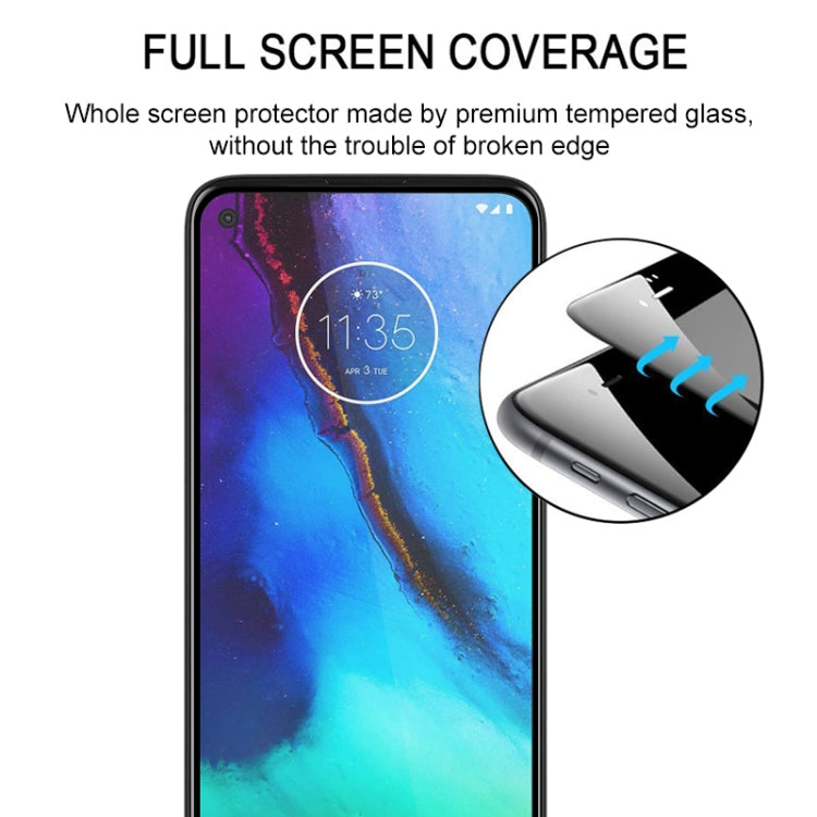 For Motorola  Moto G Stylus 25 PCS Full Glue Full Screen Tempered Glass Film(Black)