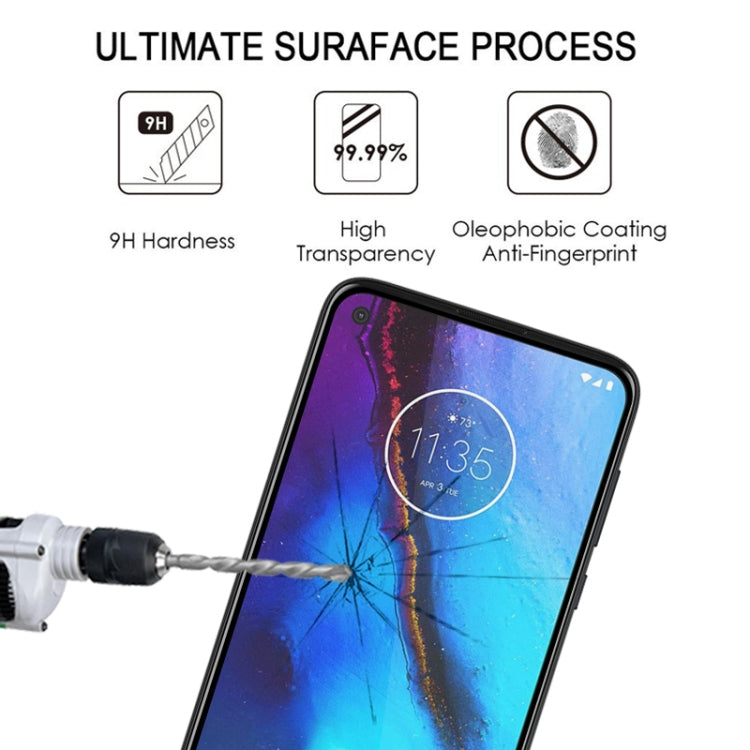 For Motorola  Moto G Stylus 25 PCS Full Glue Full Screen Tempered Glass Film(Black)