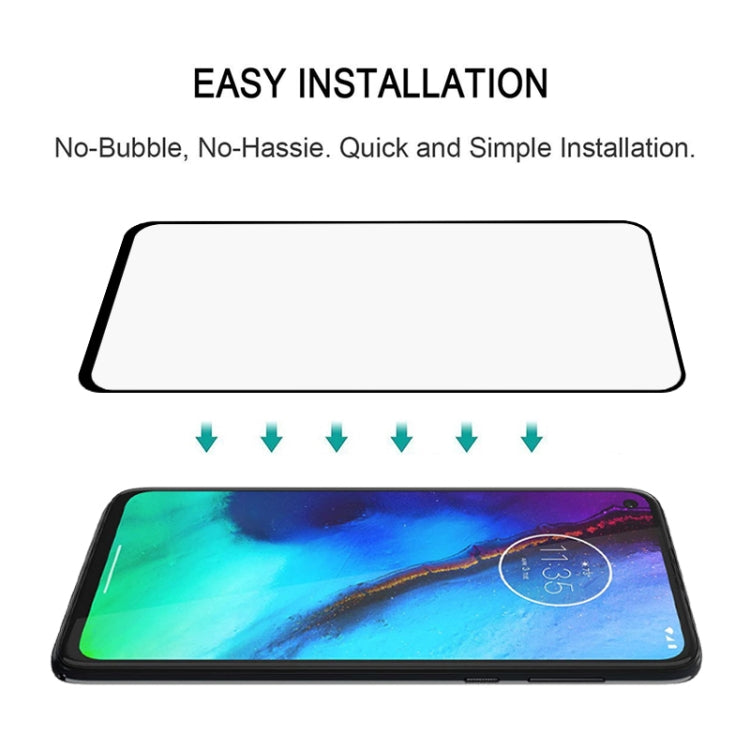 For Motorola  Moto G Stylus 25 PCS Full Glue Full Screen Tempered Glass Film(Black)