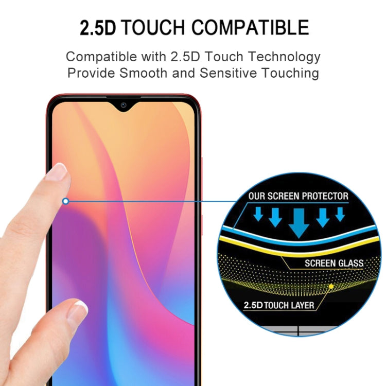 For Xiaomi Redmi 9A / 9A Sport / 9C / 9C NFC / Poco C31 / 9 Acitv 25 PCS Full Glue Full Screen Tempered Glass Film(Black)
