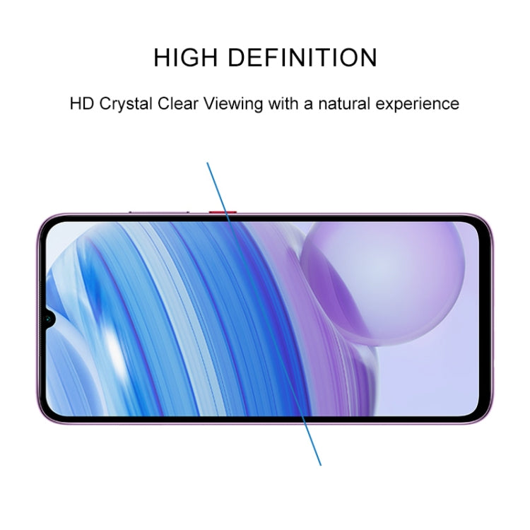 For Xiaomi Redmi 10X 5G 25 PCS Full Glue Full Screen Tempered Glass Film(Black)