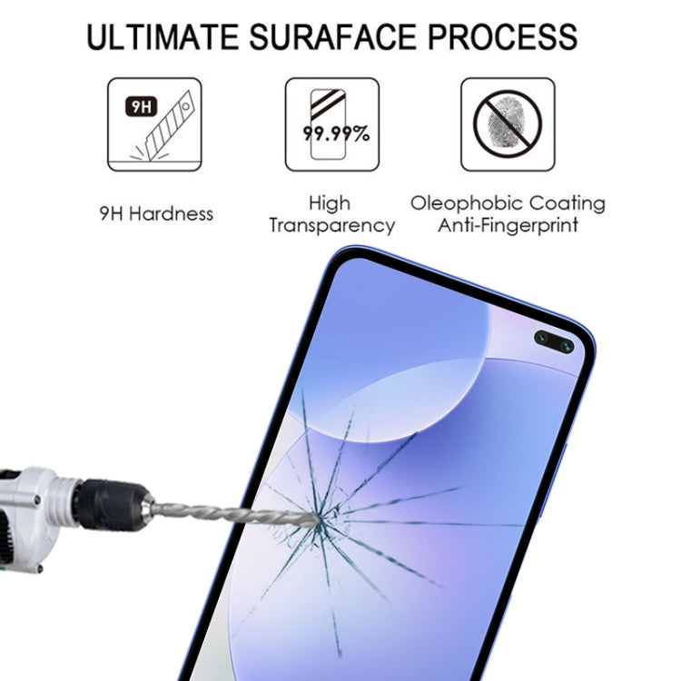 For Xiaomi Redmi K30i 25 PCS Full Glue Full Screen Tempered Glass Film(Black)