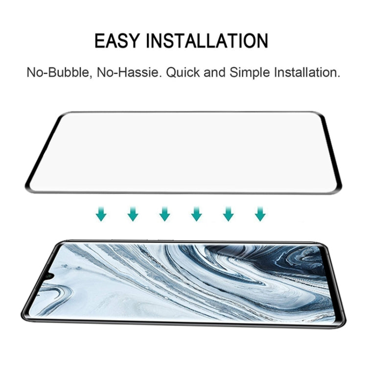 For Xiaomi Mi Note 10 Lite 25 PCS 3D Curved Edge Full Screen Tempered Glass Film(Black)