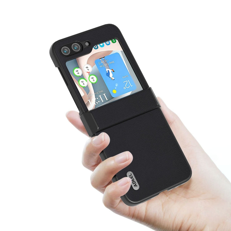 For Samsung Galaxy Z Flip6 / Flip7 FE ABEEL Haze Texture PU Phone Case