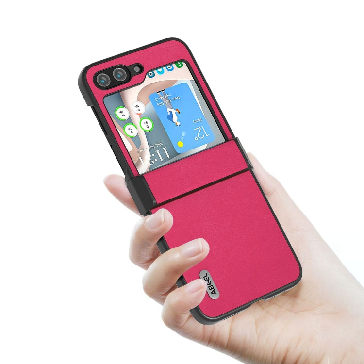 For Samsung Galaxy Z Flip6 / Flip7 FE ABEEL Haze Texture PU Phone Case