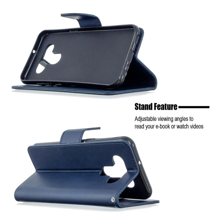 For LG K51 Retro Lambskin Texture Pure Color Horizontal Flip PU Leather Case with Holder & Card Slots & Wallet & Lanyard