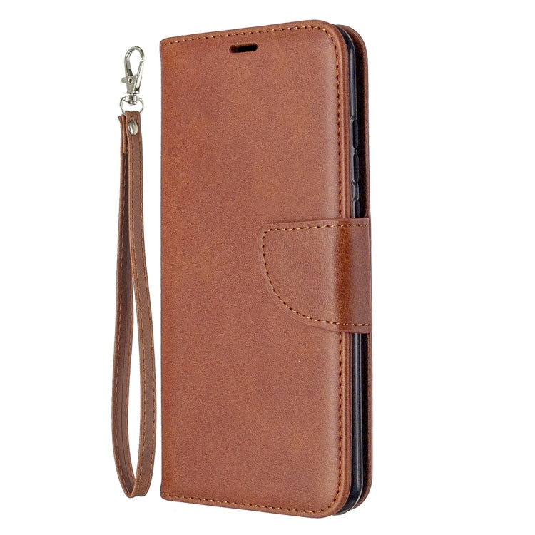 For Huawei P Smart (2020) Retro Lambskin Texture Pure Color Horizontal Flip PU Leather Case with Holder & Card Slots & Wallet & Lanyard