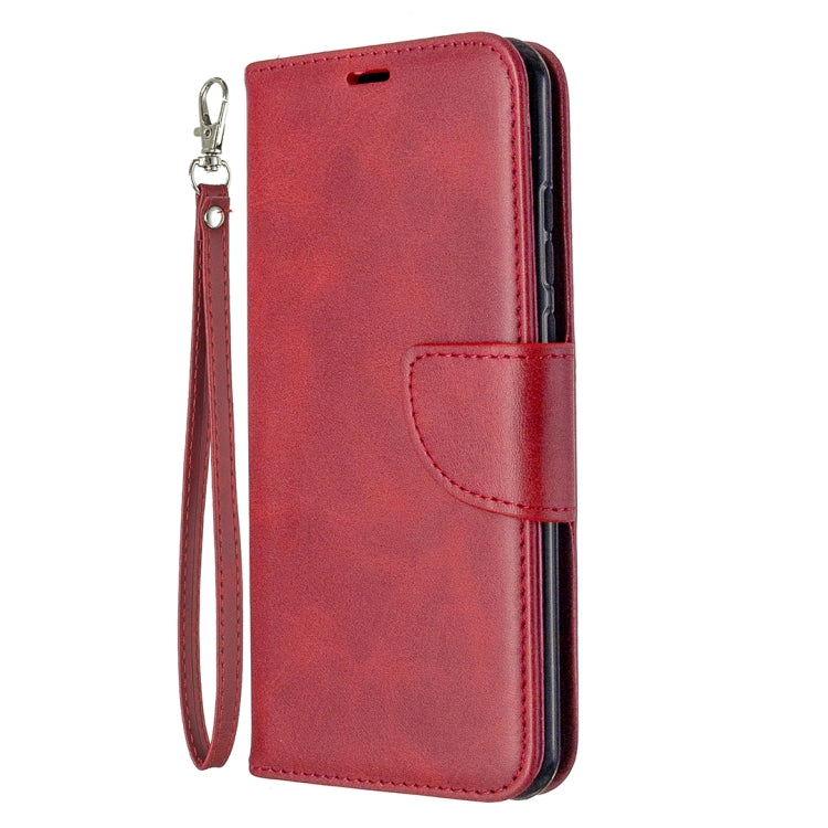 For Huawei P Smart (2020) Retro Lambskin Texture Pure Color Horizontal Flip PU Leather Case with Holder & Card Slots & Wallet & Lanyard