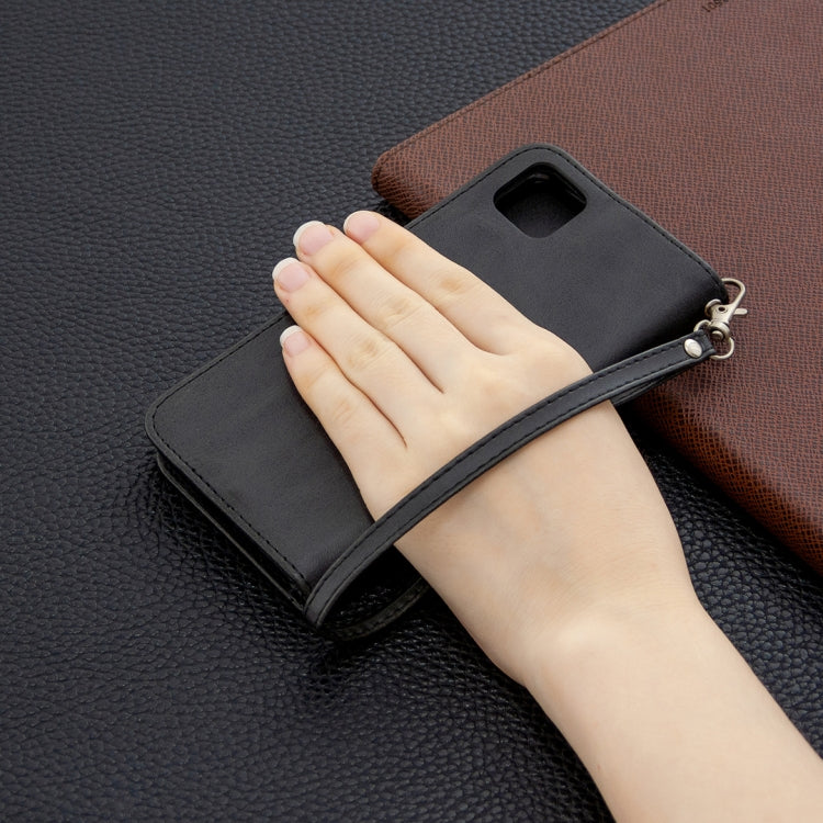 For Huawei Y5P / Honor 9S Retro Lambskin Texture Pure Color Horizontal Flip PU Leather Case with Holder & Card Slots & Wallet & Lanyard