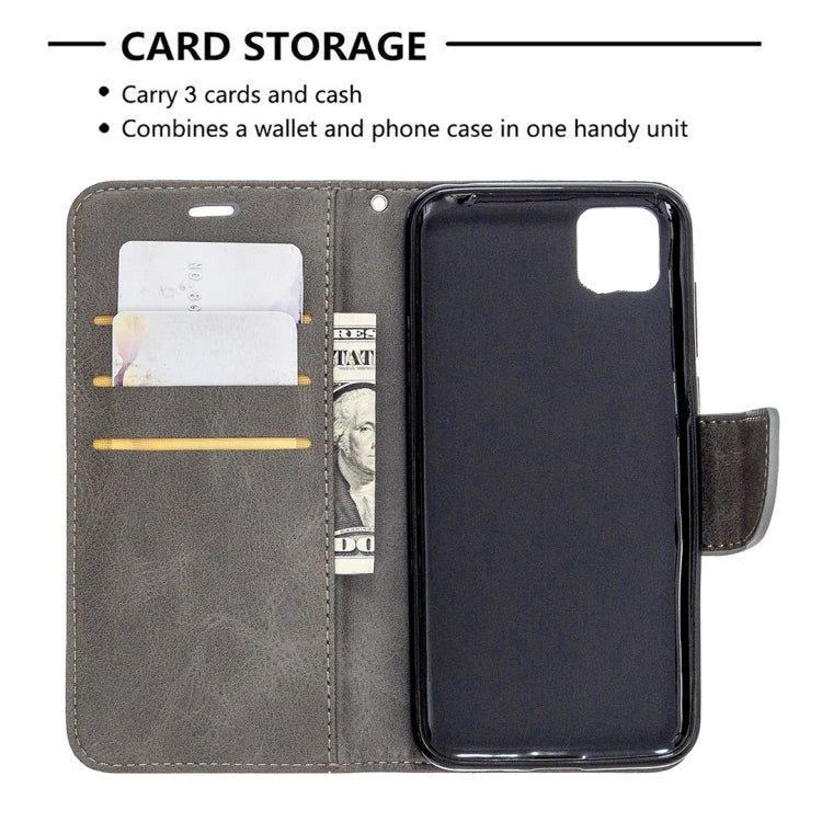 For Huawei Y5P / Honor 9S Retro Lambskin Texture Pure Color Horizontal Flip PU Leather Case with Holder & Card Slots & Wallet & Lanyard