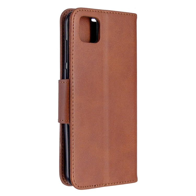 For Huawei Y5P / Honor 9S Retro Lambskin Texture Pure Color Horizontal Flip PU Leather Case with Holder & Card Slots & Wallet & Lanyard