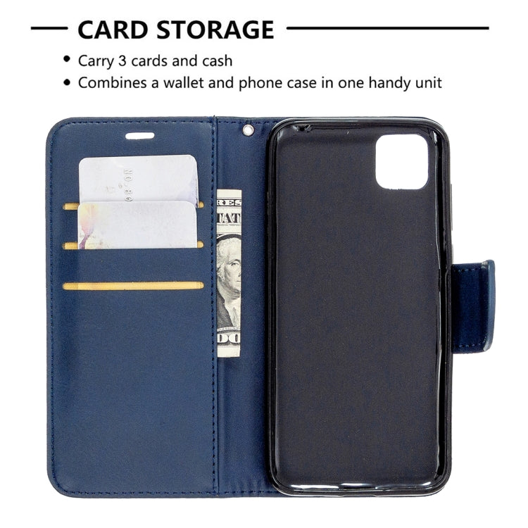 For Huawei Y5P / Honor 9S Retro Lambskin Texture Pure Color Horizontal Flip PU Leather Case with Holder & Card Slots & Wallet & Lanyard