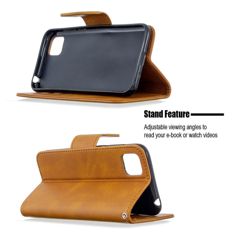 For Huawei Y5P / Honor 9S Retro Lambskin Texture Pure Color Horizontal Flip PU Leather Case with Holder & Card Slots & Wallet & Lanyard