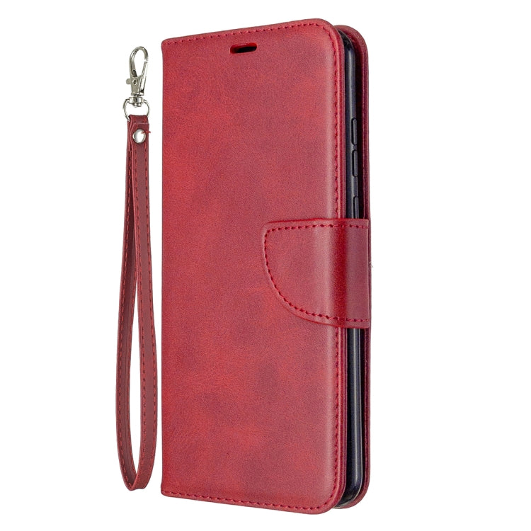 For Huawei Honor 9A Retro Lambskin Texture Pure Color Horizontal Flip PU Leather Case with Holder & Card Slots & Wallet & Lanyard
